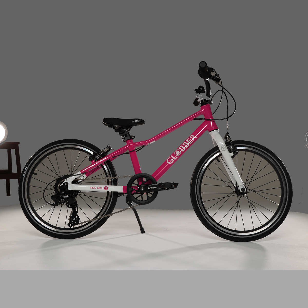 Велосипед детский GLOBBER Bike Ride 20, 8 ск. розовый (816-110)