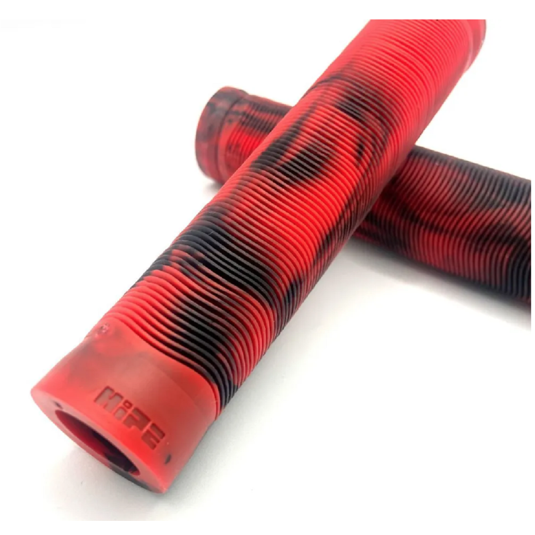 Грипсы HIPE H-01 Duo черный/красный, 155 мм (250757)