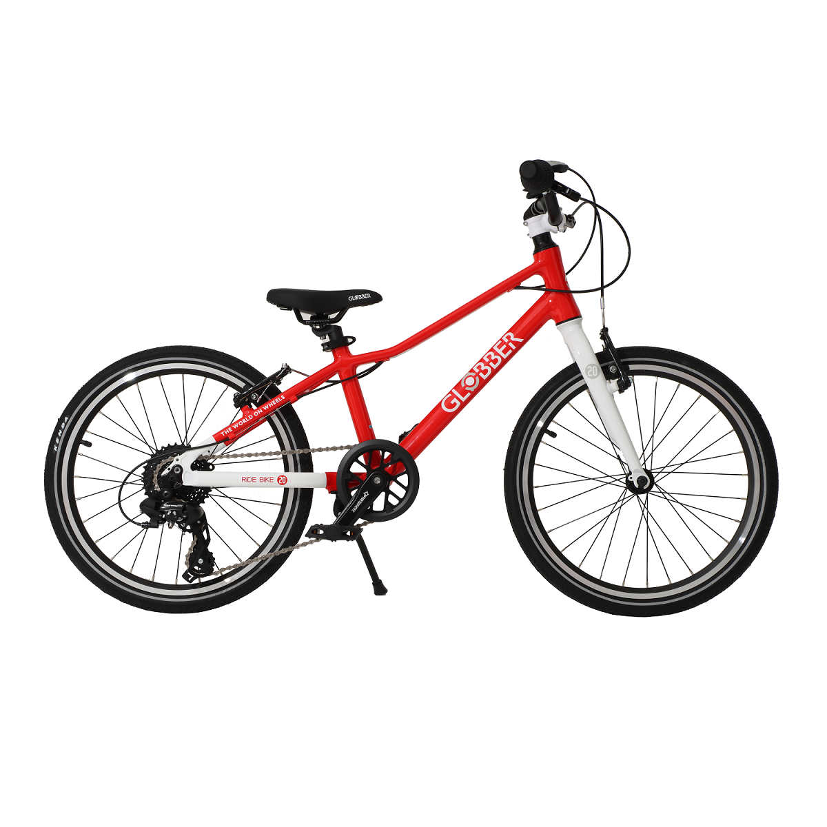 Велосипед детский GLOBBER Bike Ride 20, 8 ск. красный (816-102)