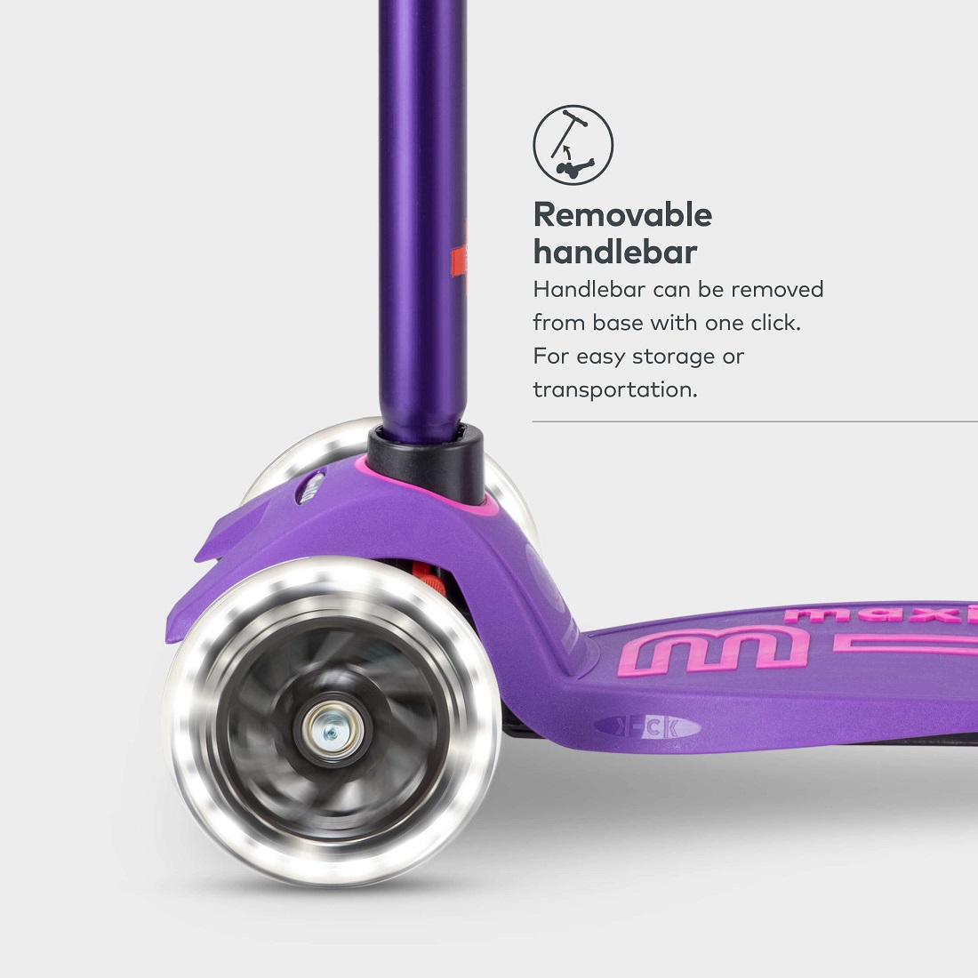 MICRO Maxi Deluxe сиреневый LED (MMD066)