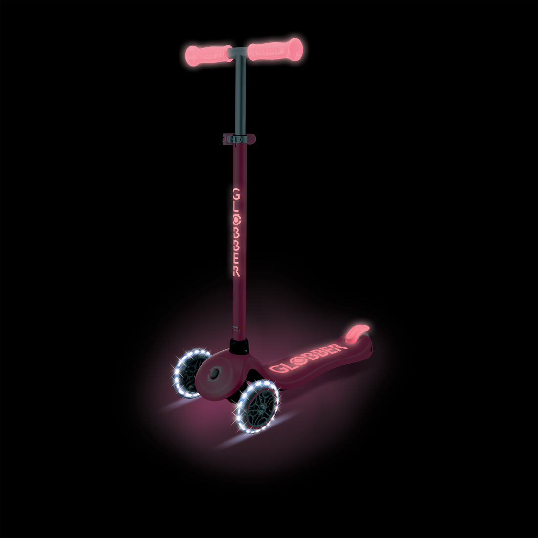 GLOBBER PRIMO PLUS GLOW LIGHTS розовый (443-110)