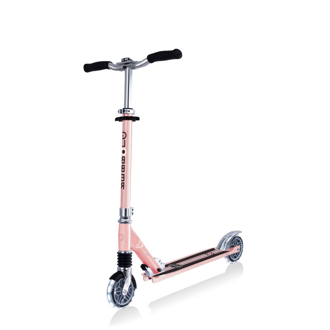 GLOBBER FLOW ELEMENT COMFORT LIGHTS (свет. колеса) розовый (727-210)