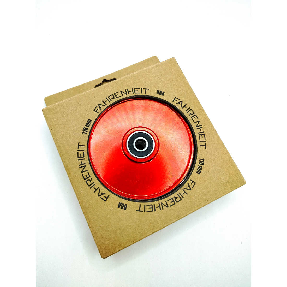 Колесо Fahrenheit 110*24 mm Hollow core, красный/прозрачный красный (SW2404)