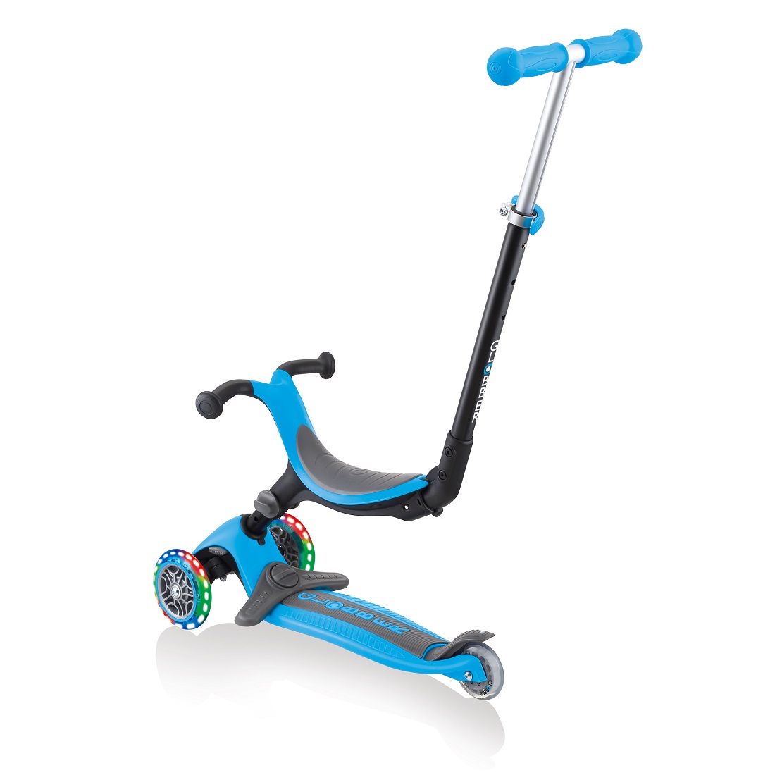 GLOBBER GO UP FOLDABLE PLUS LIGHTS  голубой (643-101) GLOBBER GO UP FOLDABLE PLUS LIGHTS  голубой (643-101)