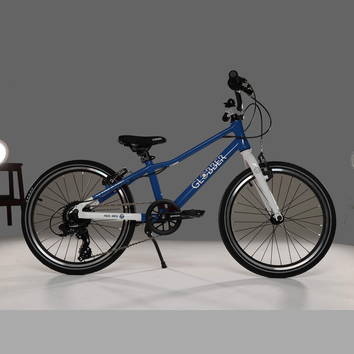 Велосипед детский GLOBBER Bike Ride 20, 8 ск. синий (816-100)