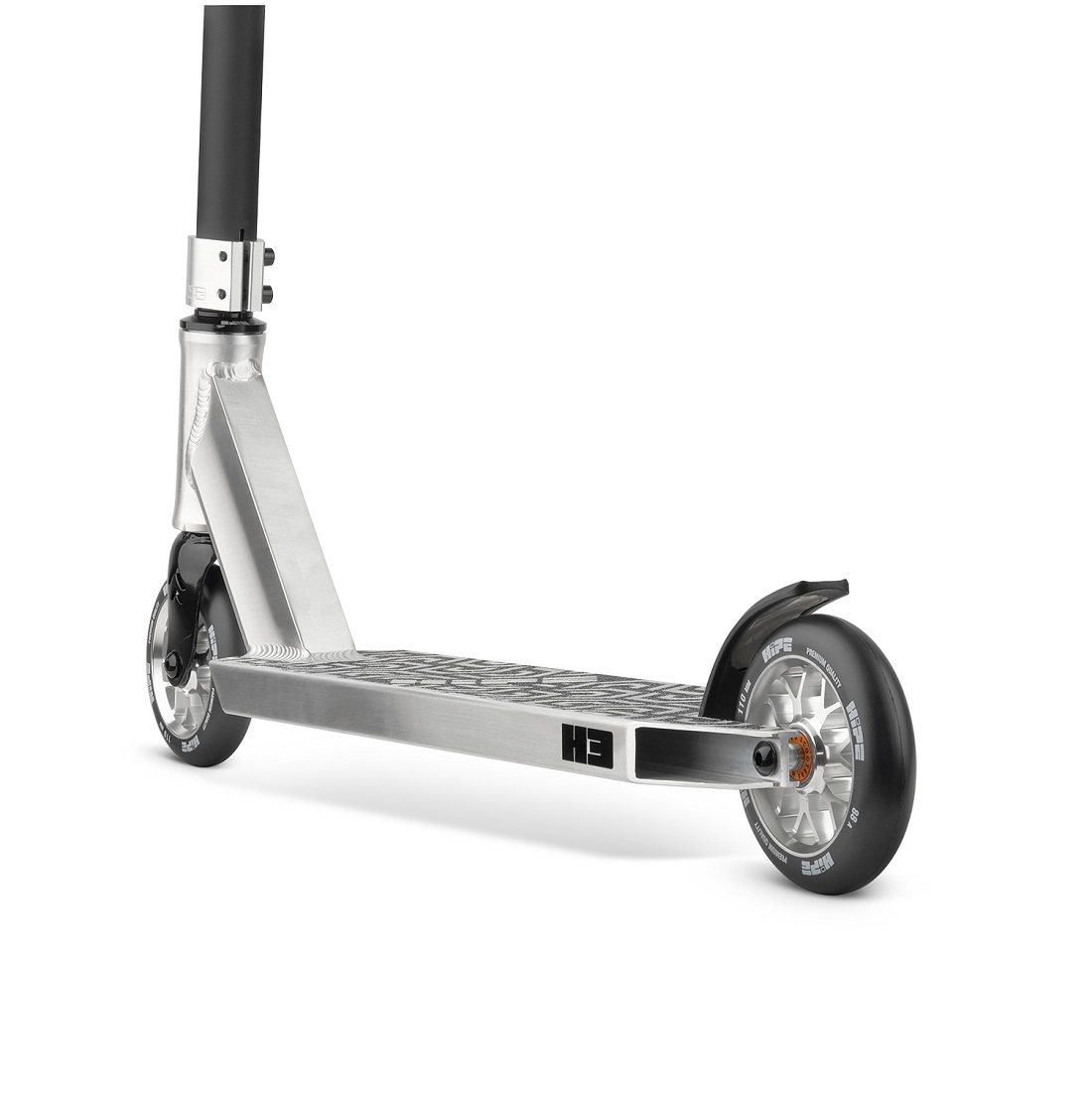 Самокат трюковой HIPE H3 серебристый/черный (250816)