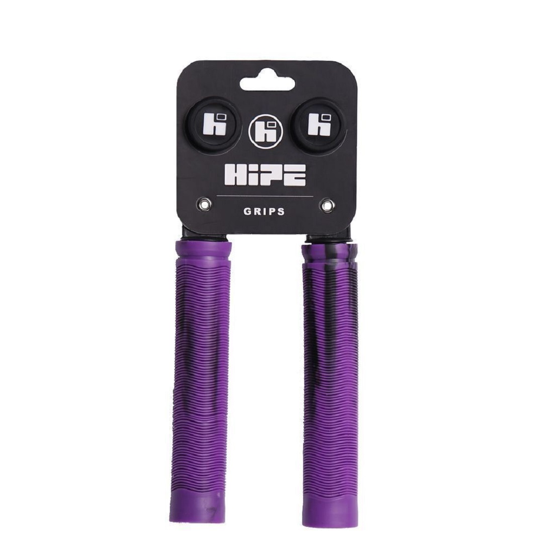 Грипсы HIPE H-01 Duo черный/фиолетовый, 155 мм (250758)