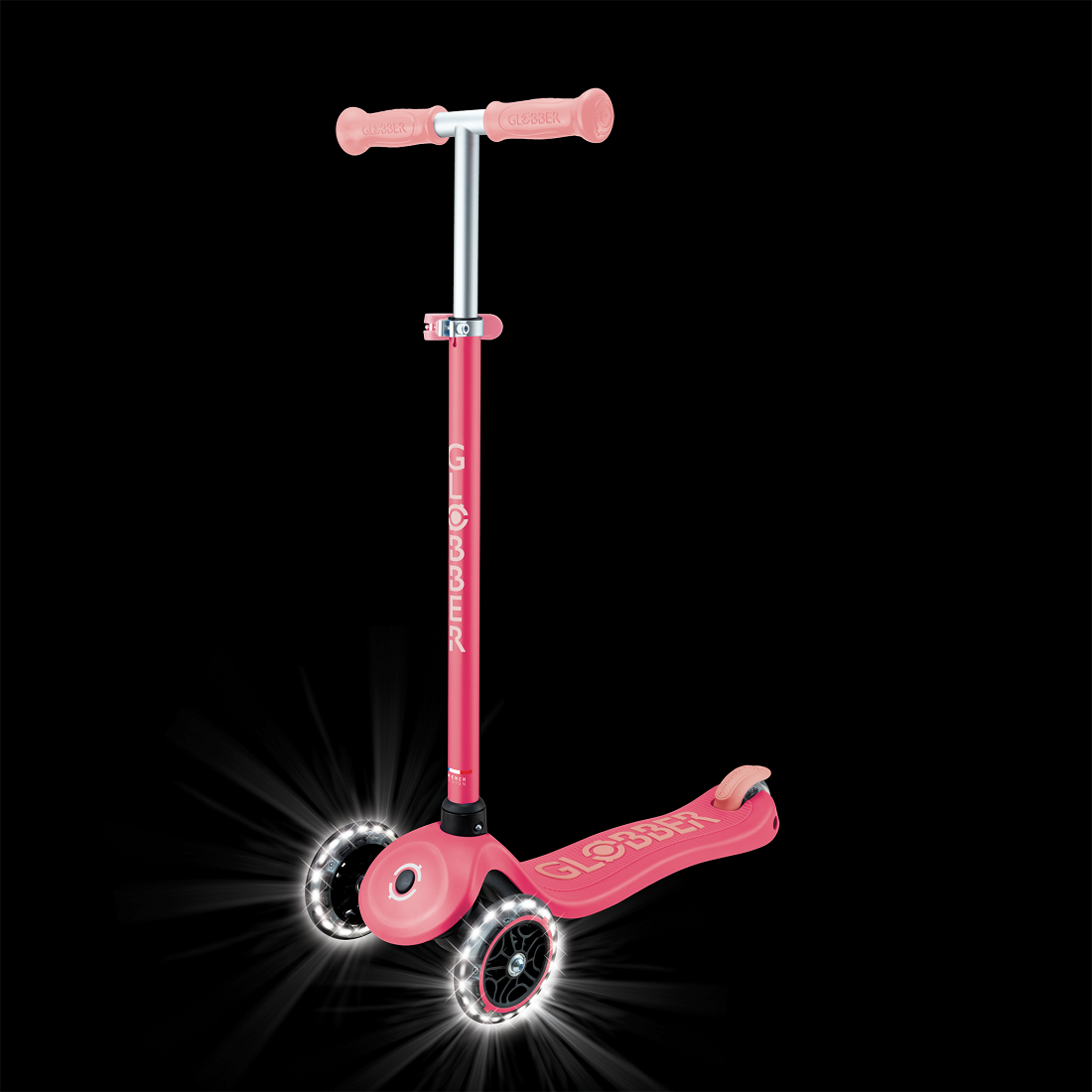 GLOBBER PRIMO PLUS GLOW LIGHTS розовый (443-110)