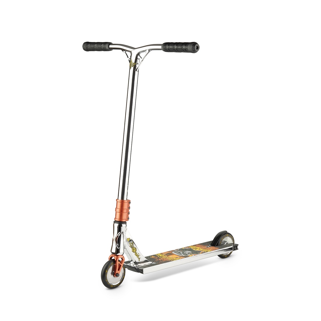 Самокат трюковой Fox Big Boy 4.7 silver/brown (170432) Самокат трюковой Fox Big Boy 4.7 silver/brown (170432)