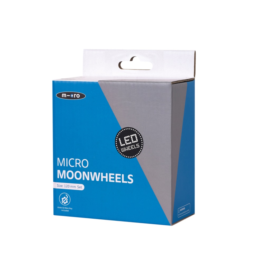 MICRO Комплект колес Maxi LED лунный 120*30 мм (2 шт) (2 шт) (4865B)