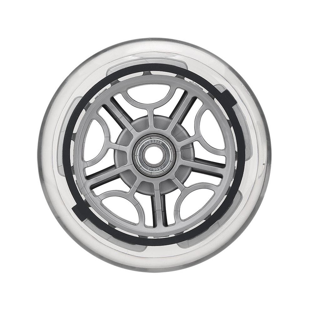GLOBBER Колеса светящиеся для самоката с подш. (2шт.125 mm) PRIMO / EVO / ELITE / FLOW  (526-009)  GLOBBER Колеса светящиеся для самоката с подш. (2шт.125 mm) PRIMO / EVO / ELITE / FLOW  (526-009)