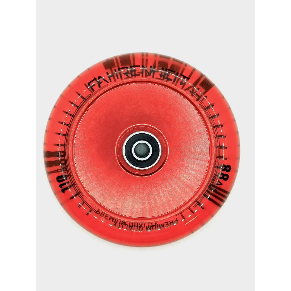 Колесо Fahrenheit 110*24 mm Hollow core, красный/прозрачный красный (SW2404)