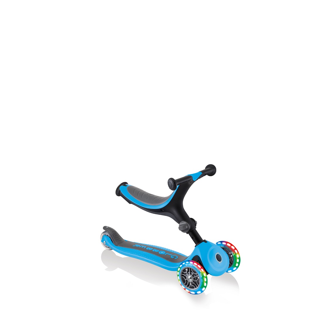 GLOBBER GO UP FOLDABLE PLUS LIGHTS  голубой (643-101) GLOBBER GO UP FOLDABLE PLUS LIGHTS  голубой (643-101)