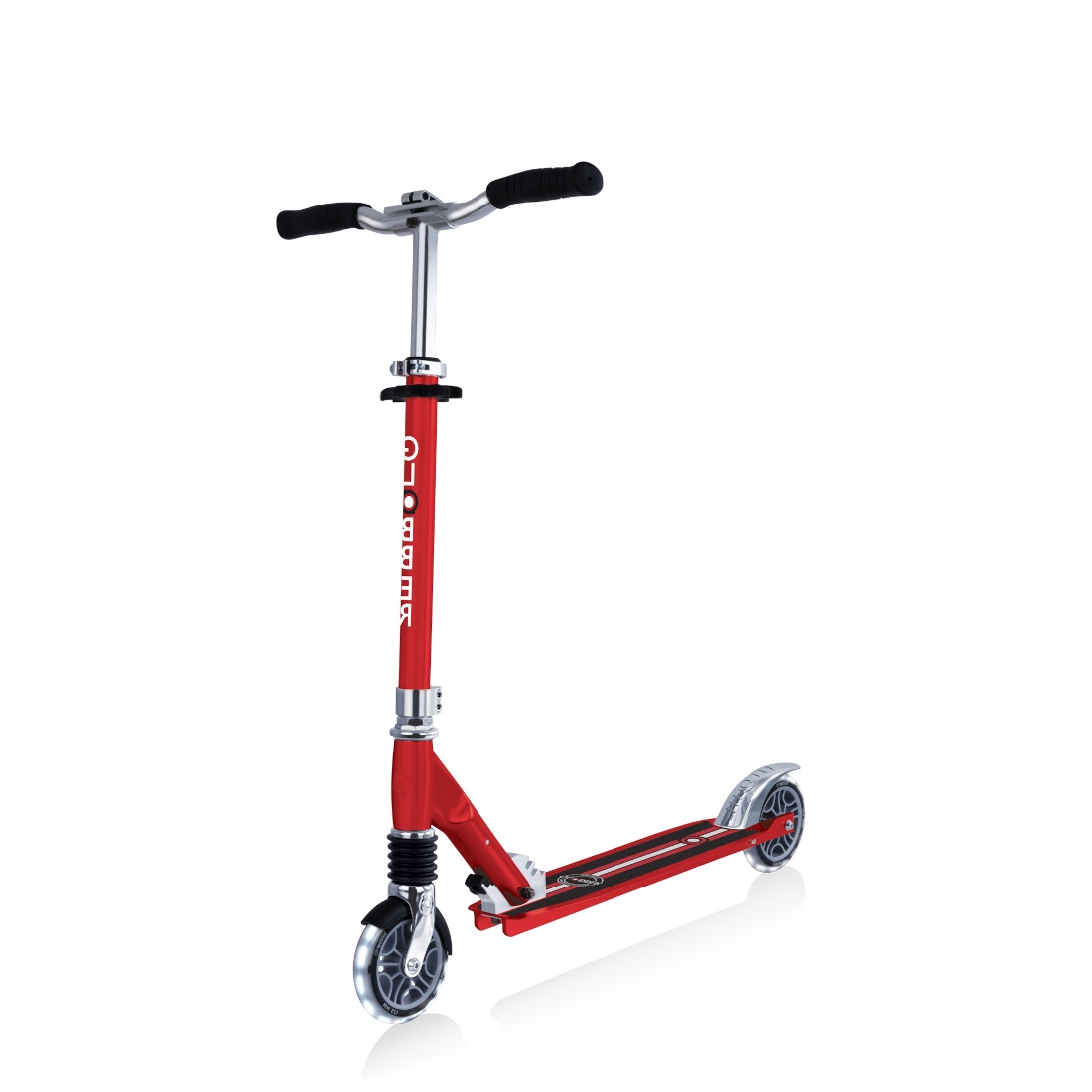 GLOBBER FLOW ELEMENT COMFORT LIGHTS (свет. колеса) красный (727-102)