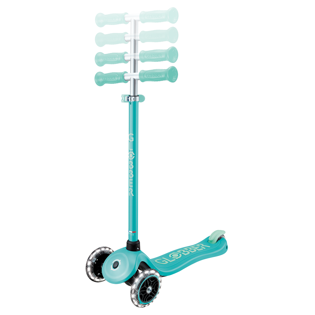 GLOBBER PRIMO PLUS GLOW LIGHTS мятный (443-206)