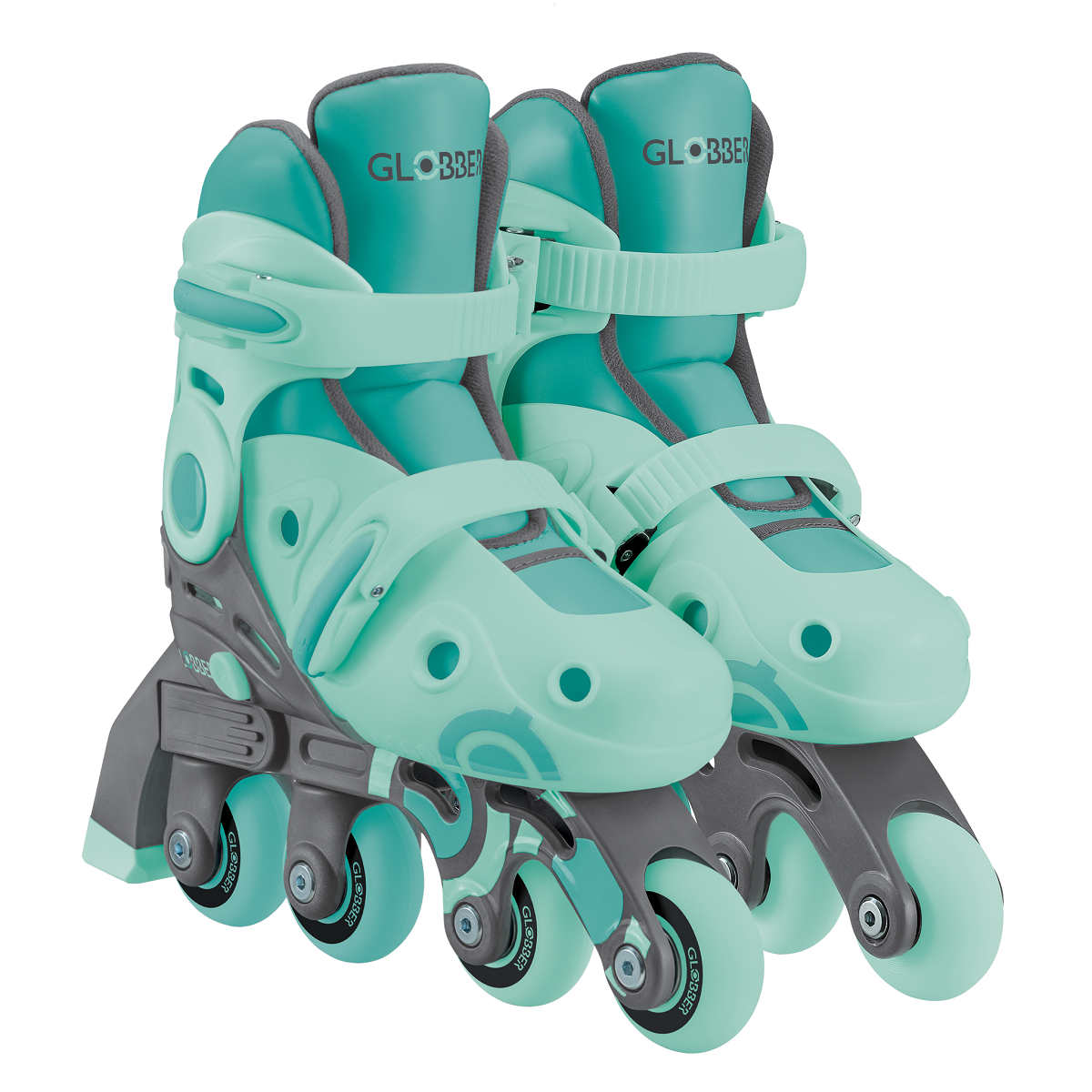 GLOBBER Ролики LEARNING SKATES 2в1 мятный 26-29 (780-206)