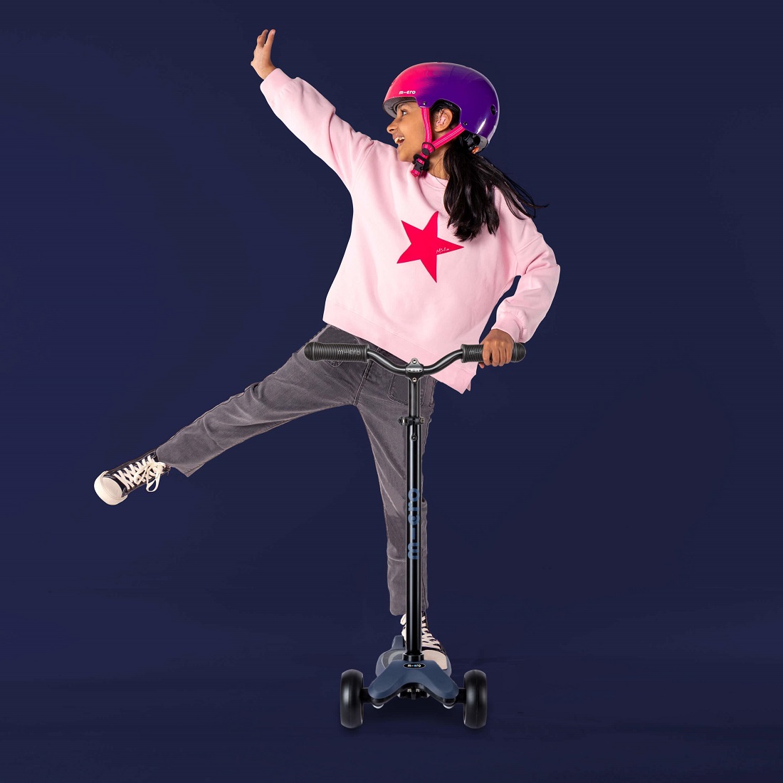 MICRO Kickboard черничный (KB0025) MICRO Kickboard черничный (KB0025)