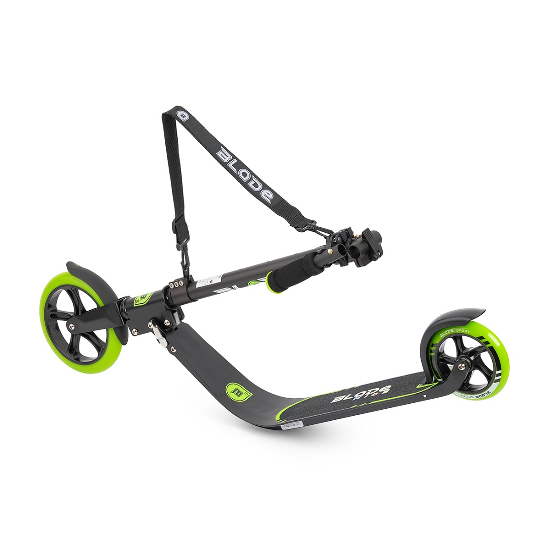 Самокат BLADE Sport PU V4 205/145 mm. черно-зеленый (231184) Самокат BLADE Sport PU V4 205/145 mm. черно-зеленый (231184)