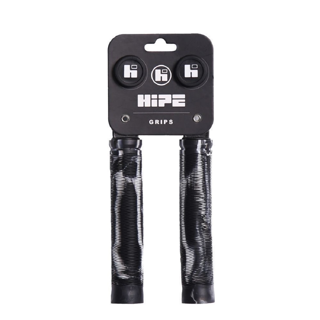 Грипсы HIPE H-01 Duo черный/белый, 155 мм (250753)