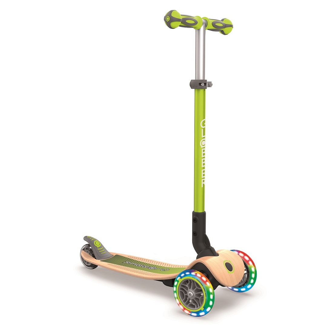 GLOBBER PRIMO FOLDABLE WOOD LIGHTS  зеленый (436-106)