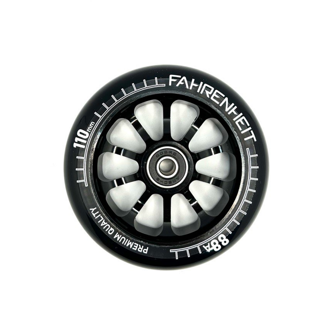 Колесо Fahrenheit 110*24 mm 10-Spoked, чёрный (SW2405)