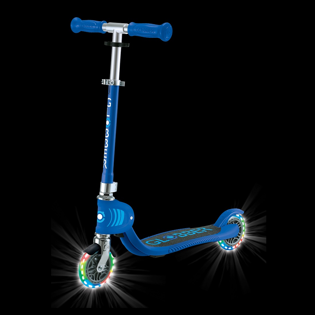 GLOBBER FLOW FOLDABLE JUNIOR LIGHTS синий (870-100) GLOBBER FLOW FOLDABLE JUNIOR LIGHTS синий (870-100)
