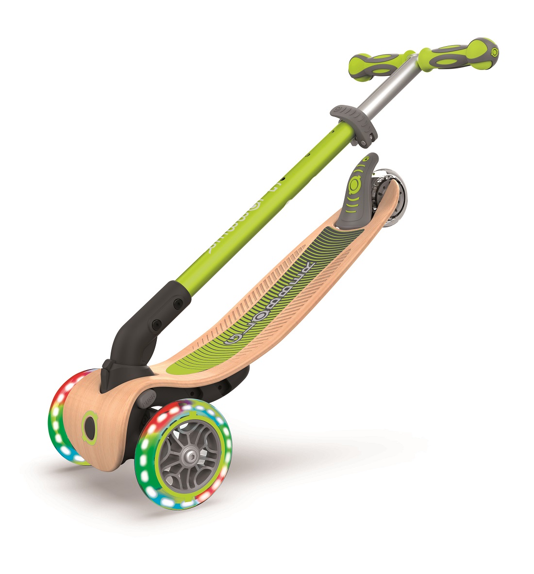 GLOBBER PRIMO FOLDABLE WOOD LIGHTS  зеленый (436-106)