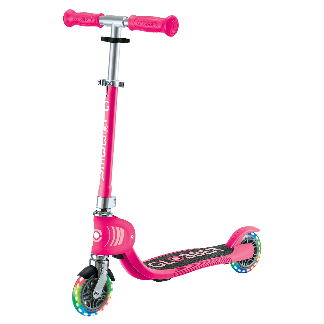 GLOBBER FLOW FOLDABLE JUNIOR LIGHTS розовый (870-110) GLOBBER FLOW FOLDABLE JUNIOR LIGHTS розовый (870-110)