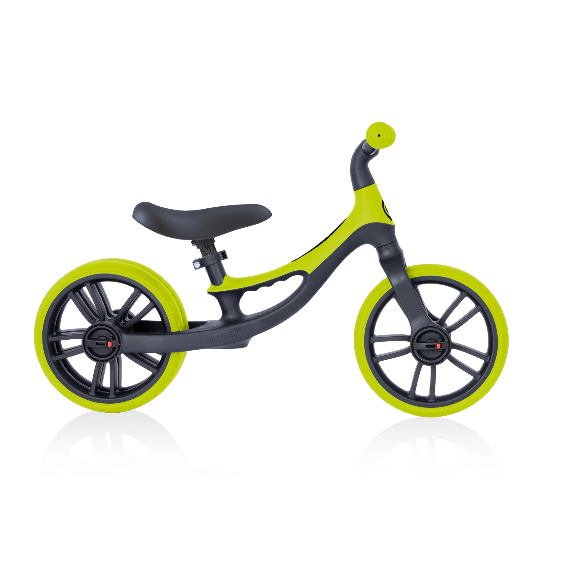 GLOBBER Беговел GO BIKE ELITE DUO черно-зеленый (712-106)