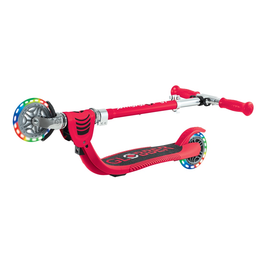 GLOBBER FLOW FOLDABLE JUNIOR LIGHTS красный (870-102) GLOBBER FLOW FOLDABLE JUNIOR LIGHTS красный (870-102)