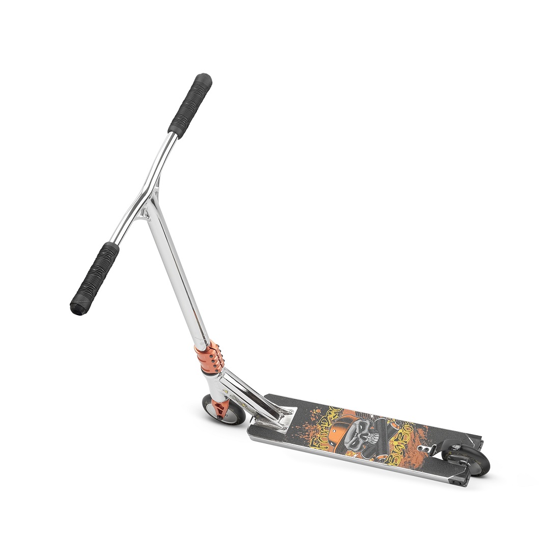 Самокат трюковой Fox Big Boy 4.7 silver/brown (170432) Самокат трюковой Fox Big Boy 4.7 silver/brown (170432)