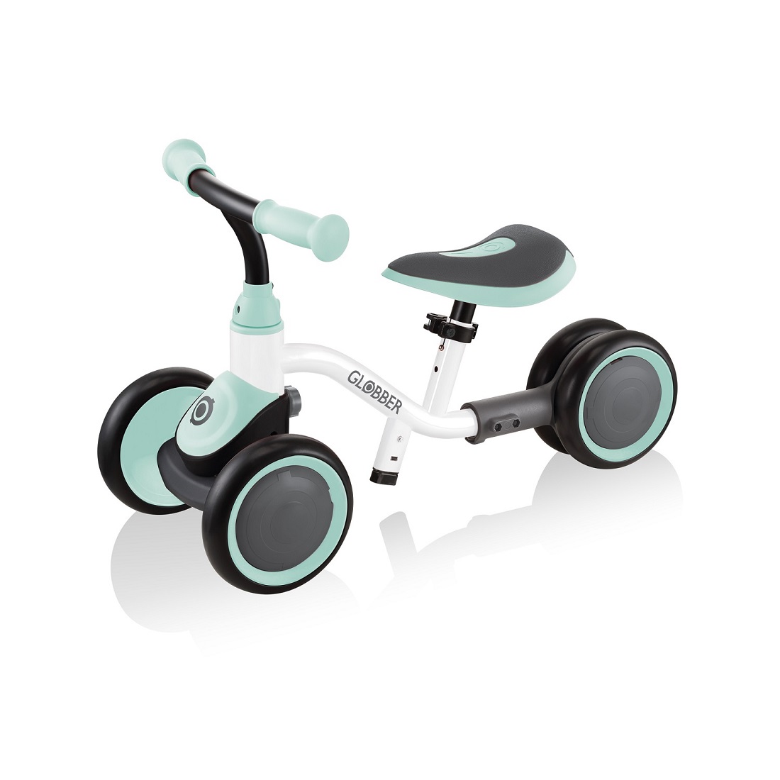 GLOBBER Каталка-беговел LEARNING BIKE 3в1 бело-мятный (638-206)