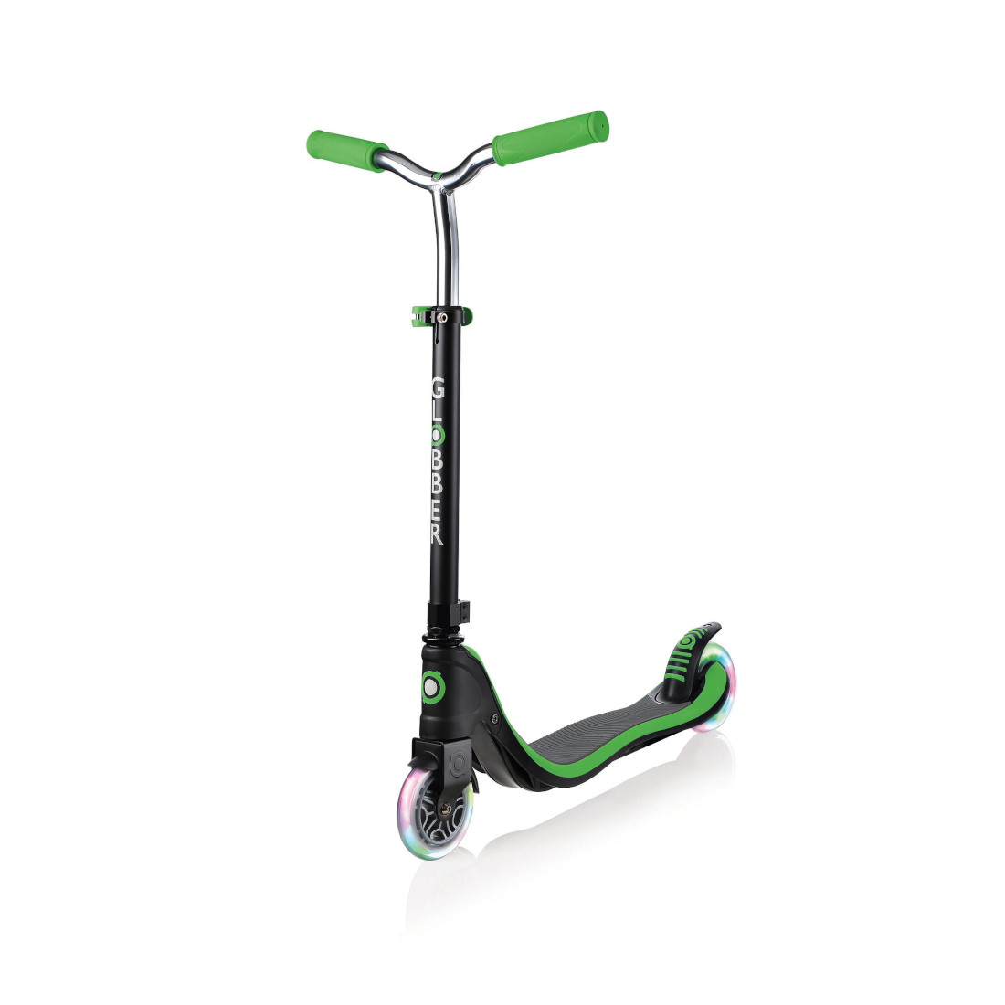 GLOBBER FLOW 125 LIGHTS (свет.колеса) зеленый (472-106-2)