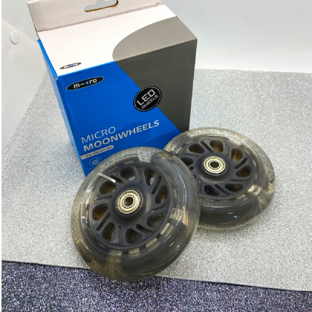 MICRO Комплект колес Maxi LED лунный 120*30 мм (2 шт) (2 шт) (4865B)
