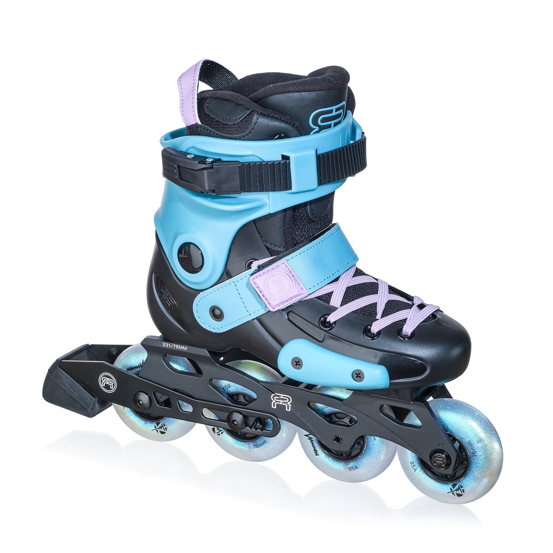 Роликовые коньки FR SKATES FR J (черный-жемчужный) (32-34)