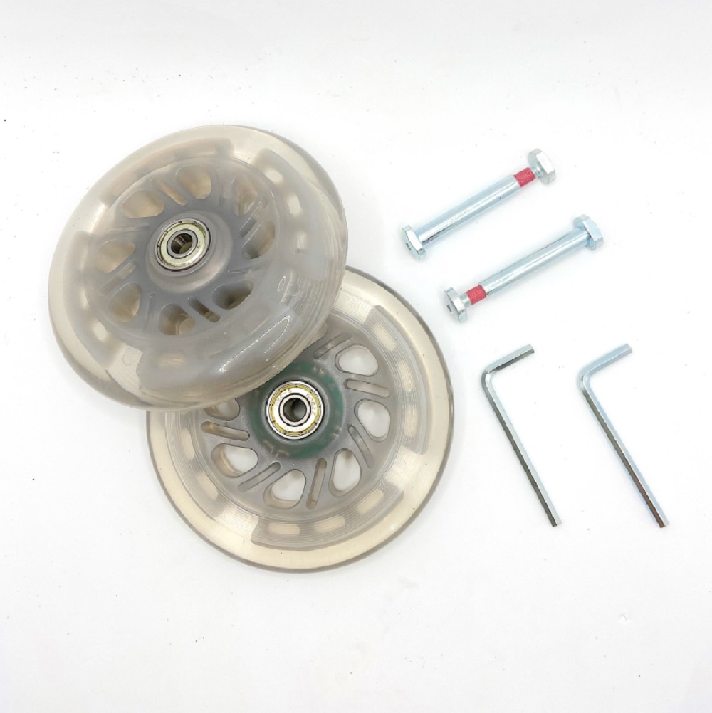 MICRO Комплект колес Mini LED лунный 120*24 мм (2 шт) (2 шт) (4930B)