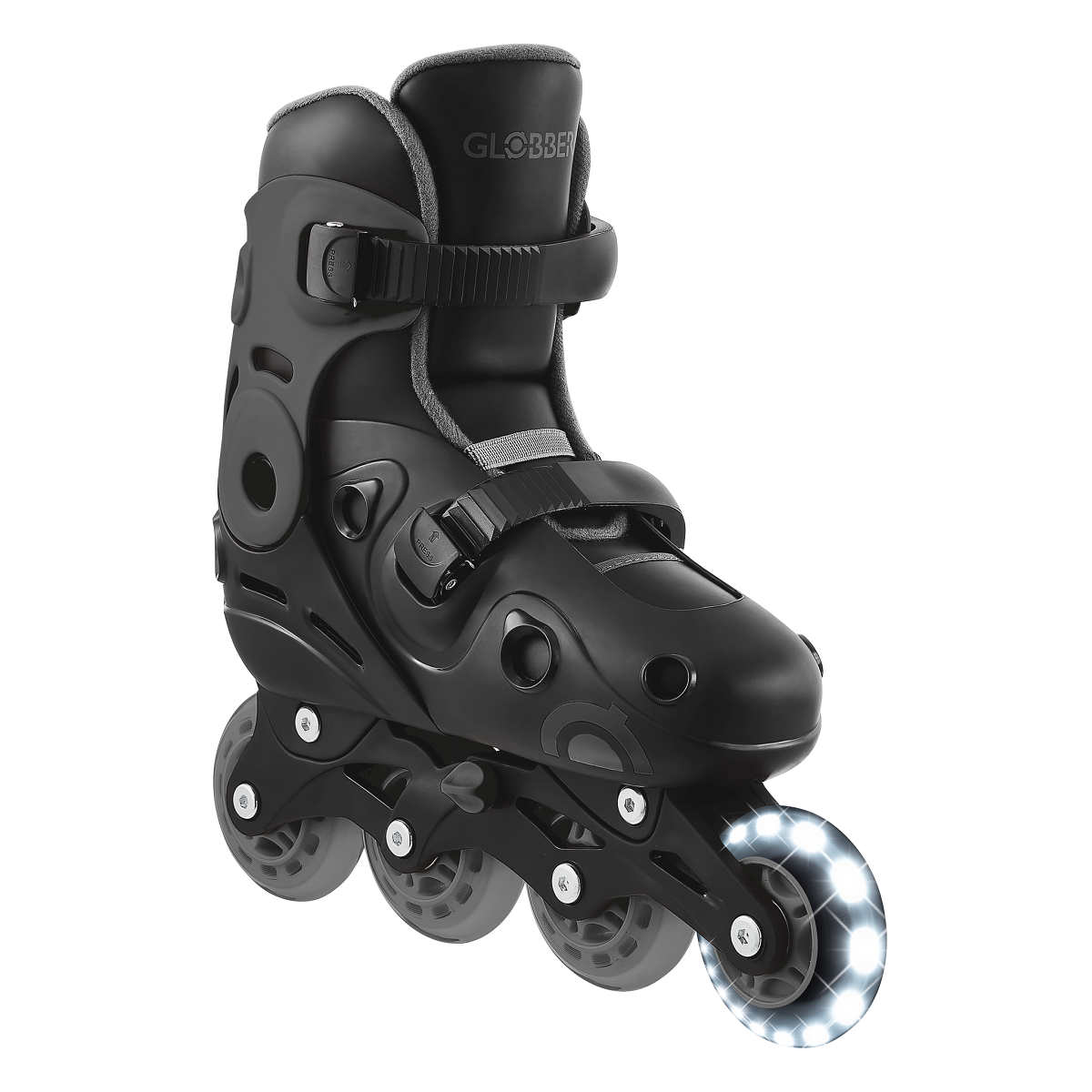 GLOBBER Ролики GO SKATES черно-серый 34-37 (785-120)