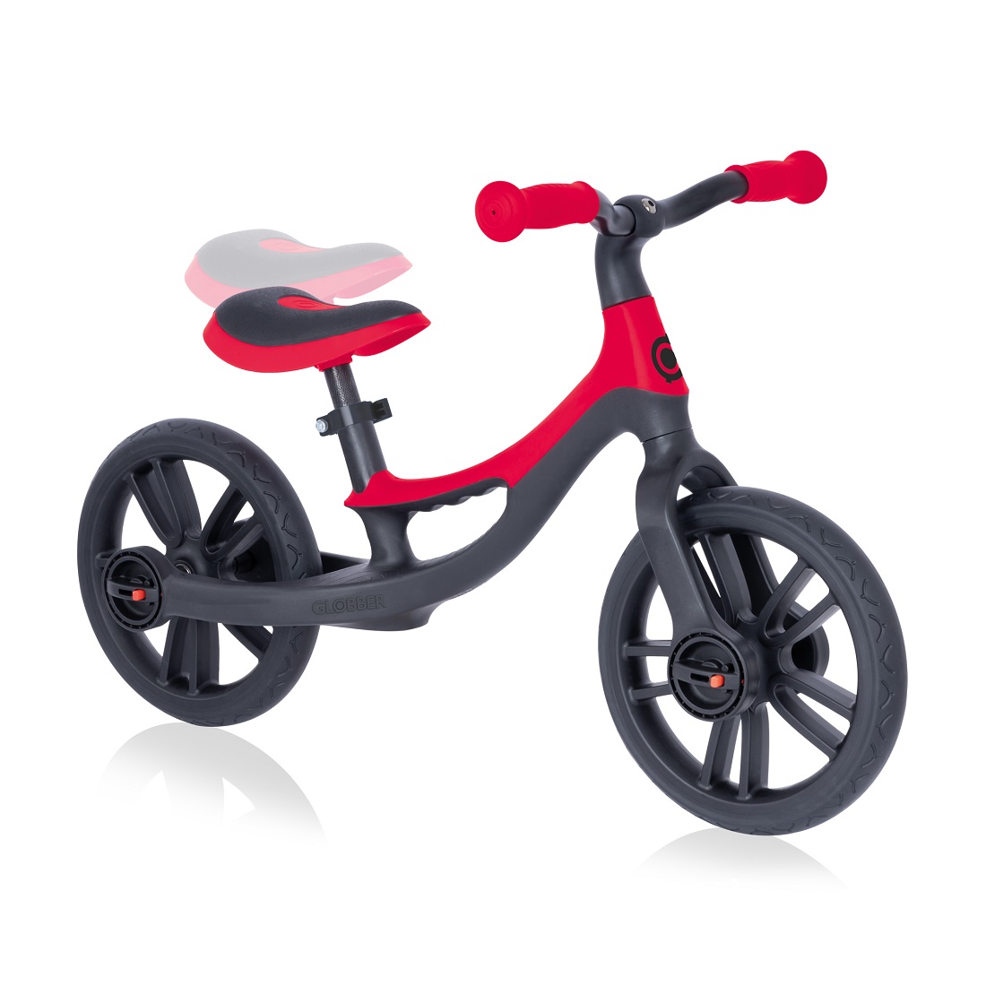 GLOBBER Беговел GO BIKE ELITE черно-красный (710-102)