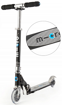 Самокат Micro scooter Sprite black Stripe (Микро скутер Спрайт черные полоски) (SA0133)