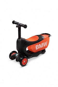MICRO Самокат BMW Mini2Go черно-оранжевый	(MM0291)	