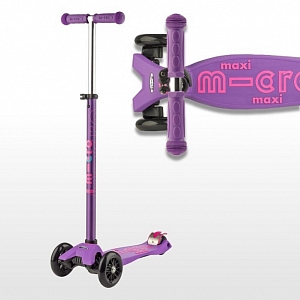 Самокат трехколесный Maxi Micro Deluxe purple (Макси Микро Делюкс сиреневый) (MMD025)