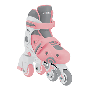 Ролики LEARNING SKATES 2in1 Пастельно-розовый 26-29