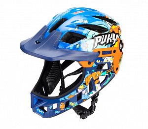 PUKY Шлем Puky full face S (50-54) blue/orange (NS01133)